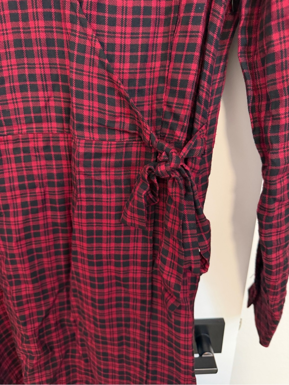 Cute Plaid Wrap Dress by Sanctuary. - Picture 5 of 7